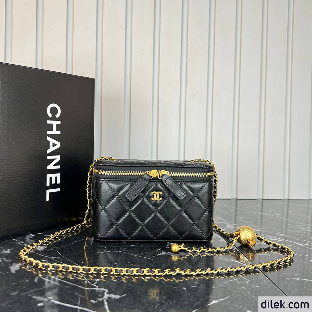 Chanel Vanity Small Caviar Black