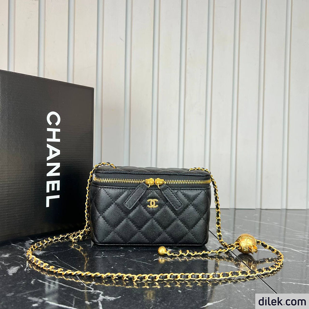 Chanel Vanity Small Caviar Black