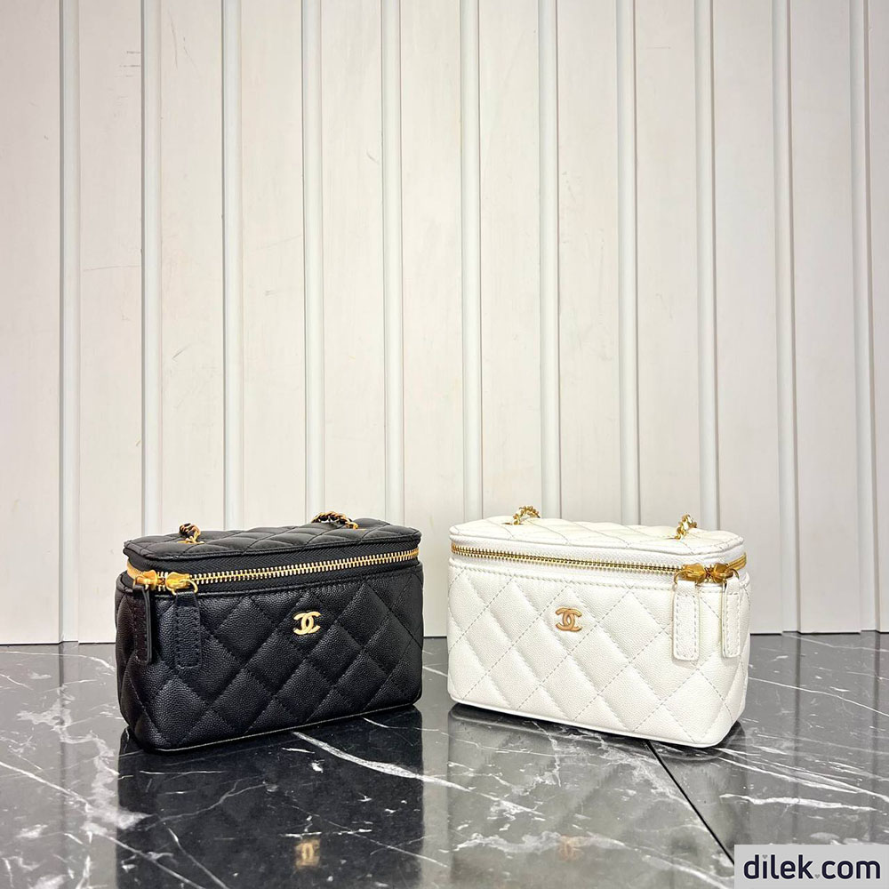 Chanel Vanity Small Caviar Black