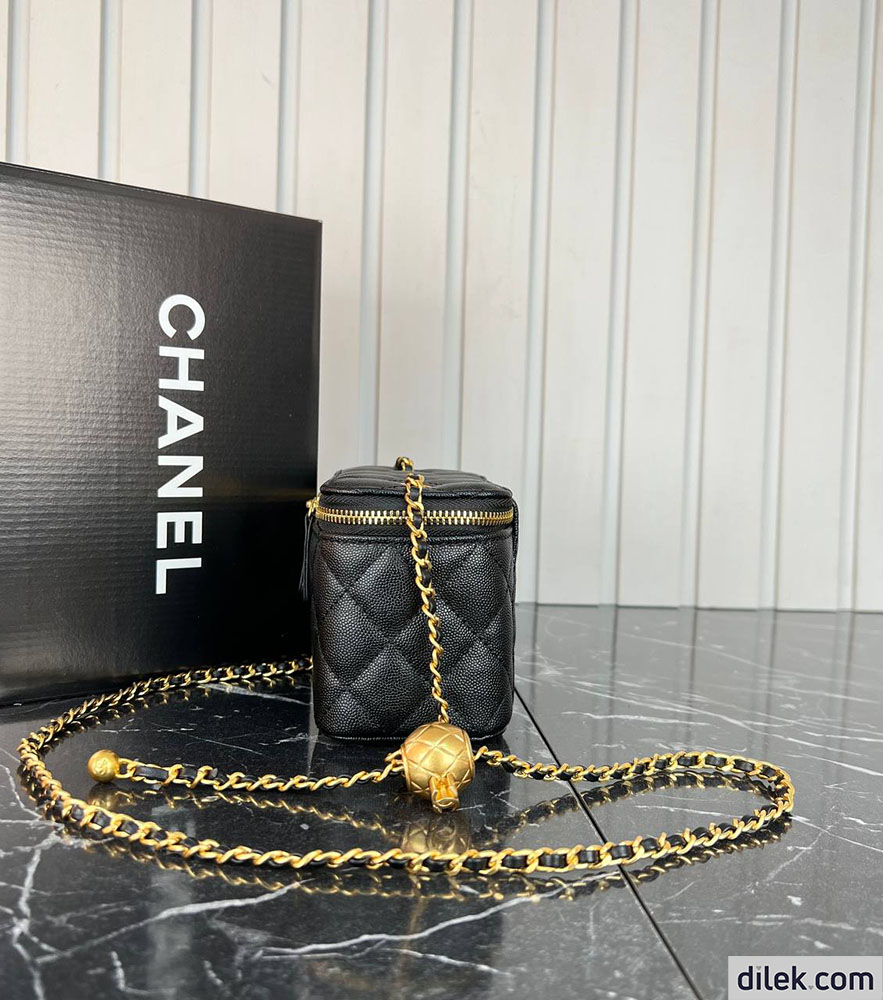 Chanel Vanity Small Caviar Black