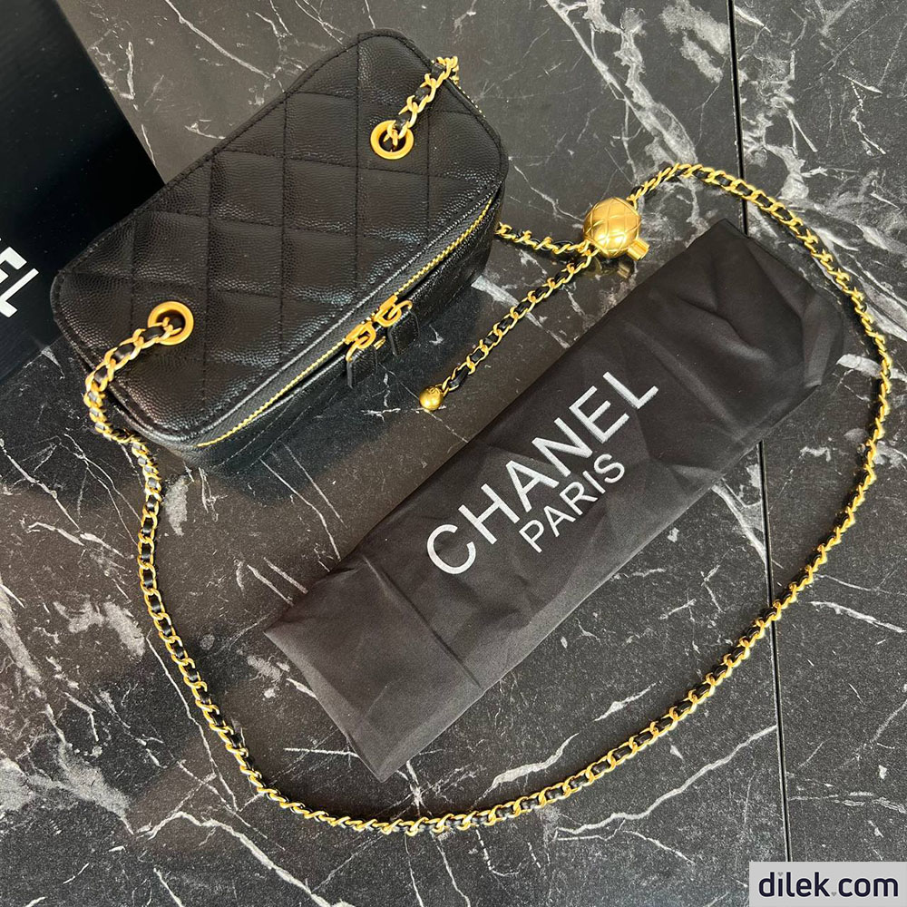 Chanel Vanity Small Caviar Black