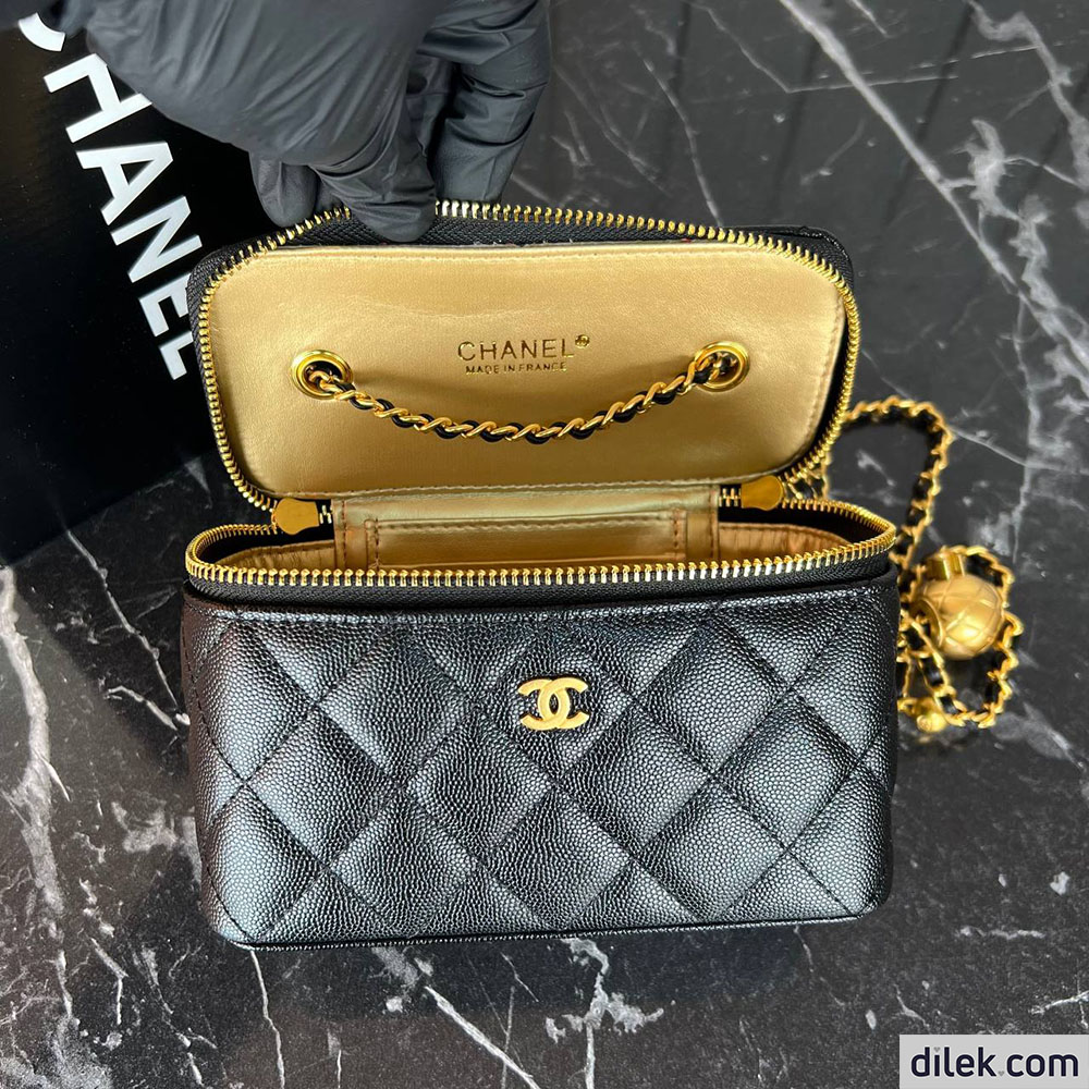 Chanel Vanity Small Caviar Black