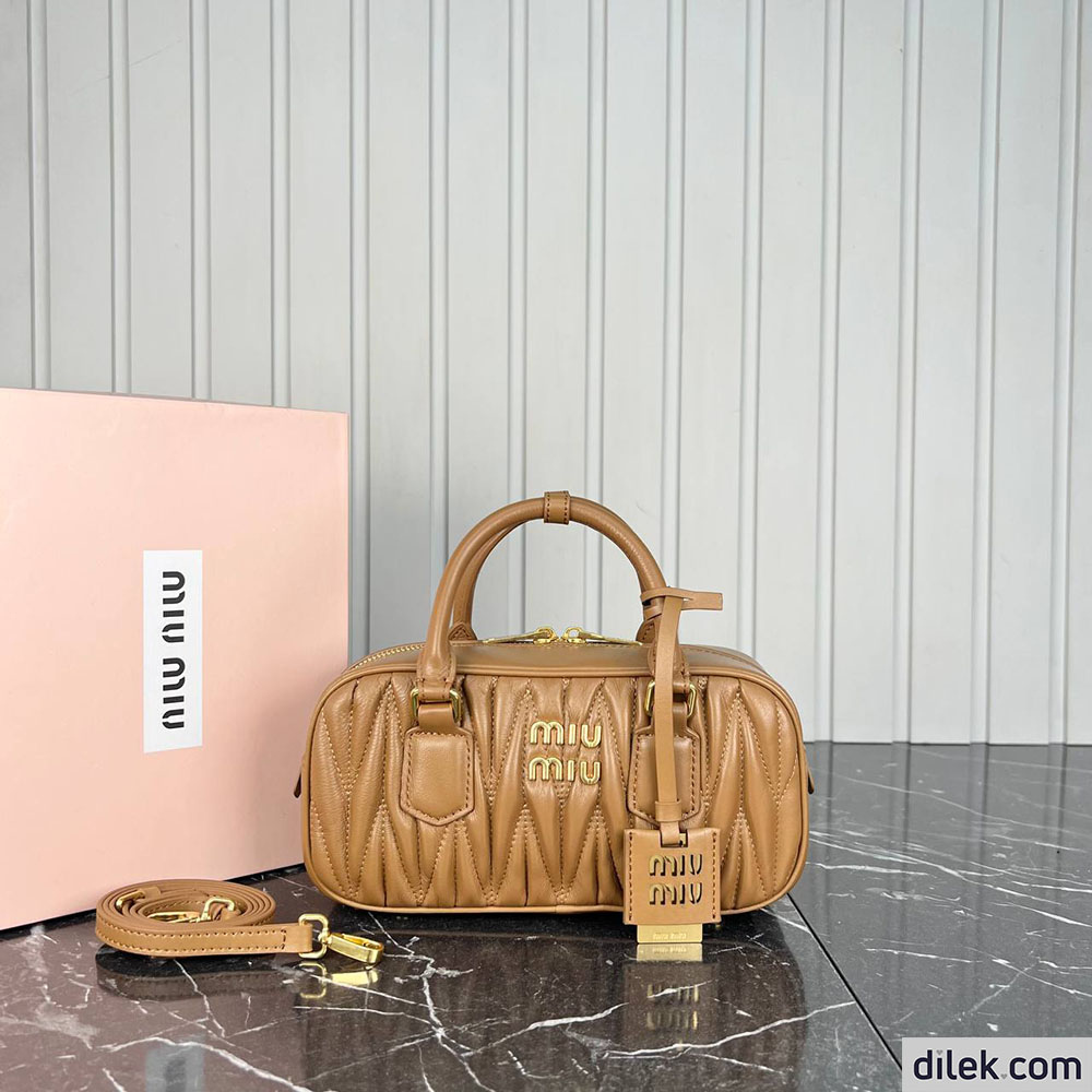 Miu Miu Arcadie Matelasse Nappa Leather Bag