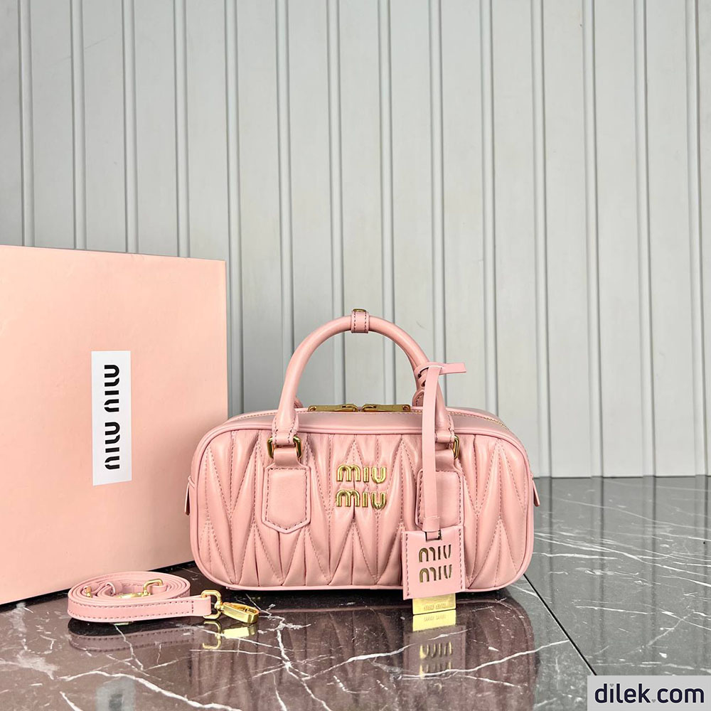 Miu Miu Arcadie Matelasse Nappa Leather Bag