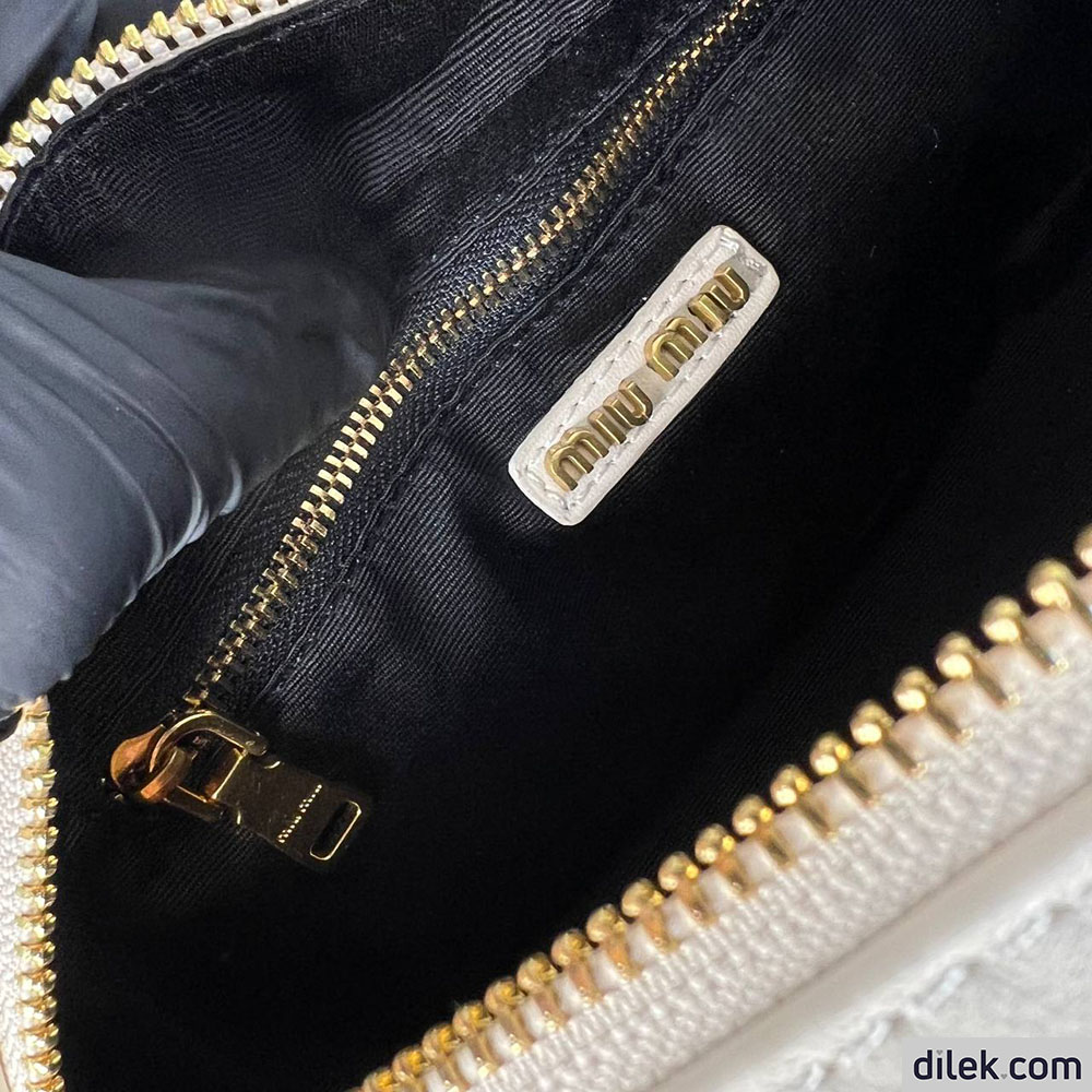 Miu Miu Arcadie Matelasse Nappa Leather Bag