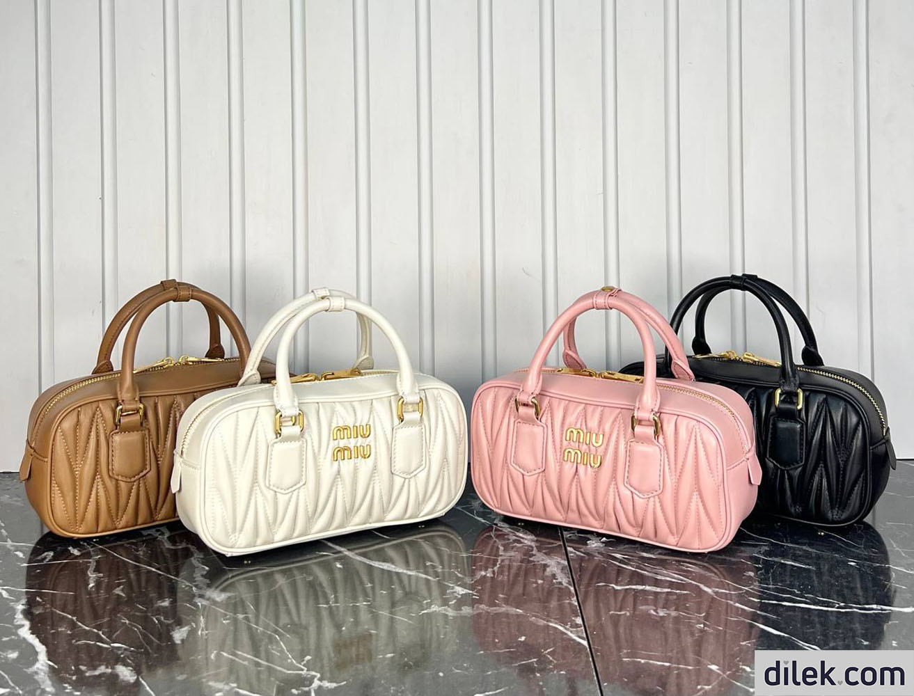 Miu Miu Arcadie Matelasse Nappa Leather Bag