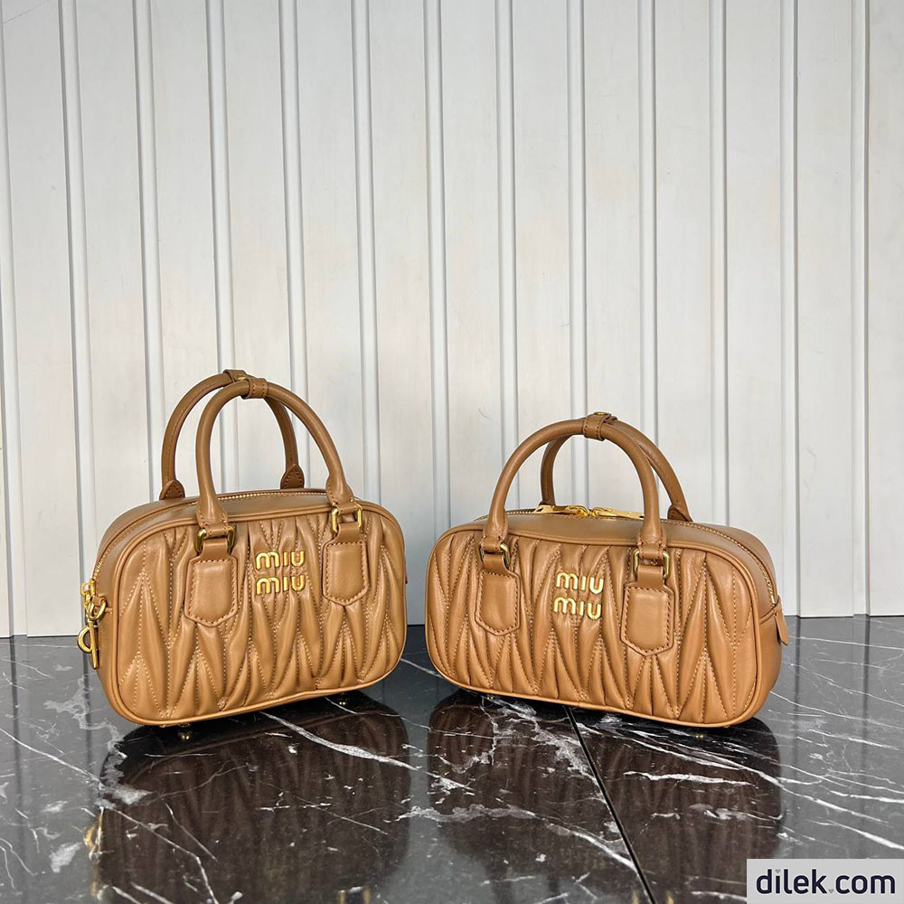 Miu Miu Arcadie Matelasse Nappa Leather Bag