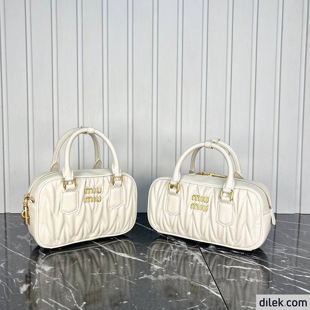 Miu Miu Arcadie Matelasse Nappa Leather Bag