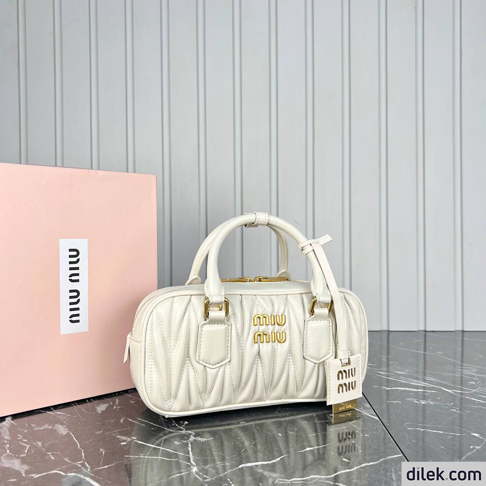 Miu Miu Arcadie Matelasse Nappa Leather Bag