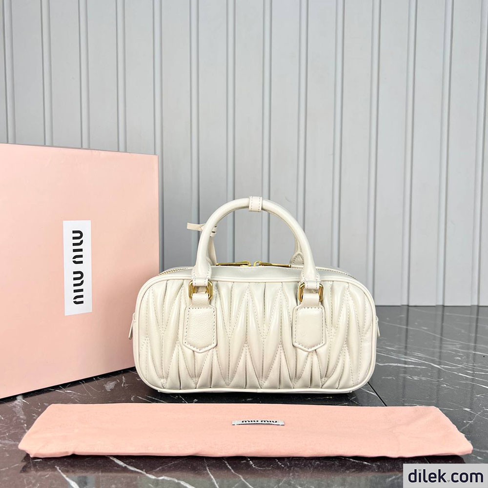 Miu Miu Arcadie Matelasse Nappa Leather Bag