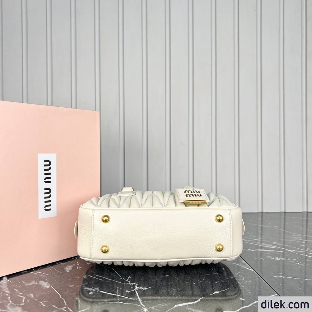 Miu Miu Arcadie Matelasse Nappa Leather Bag