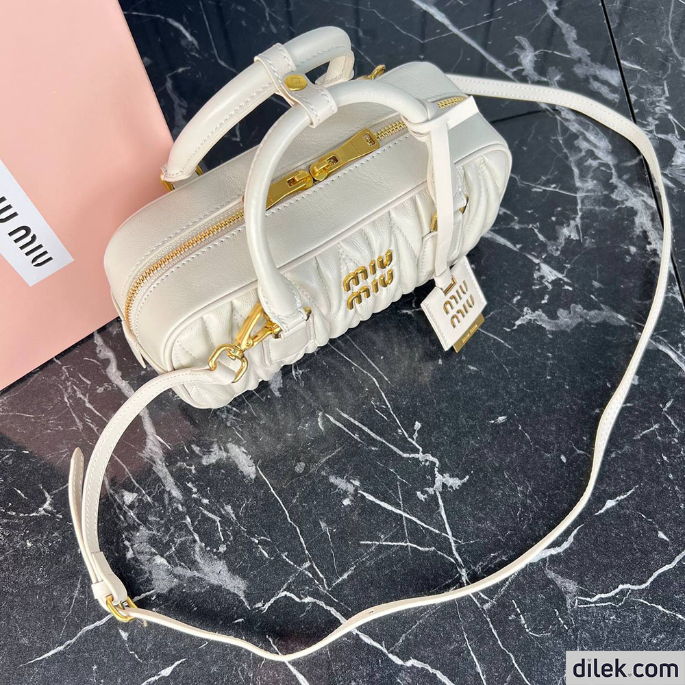 Miu Miu Arcadie Matelasse Nappa Leather Bag