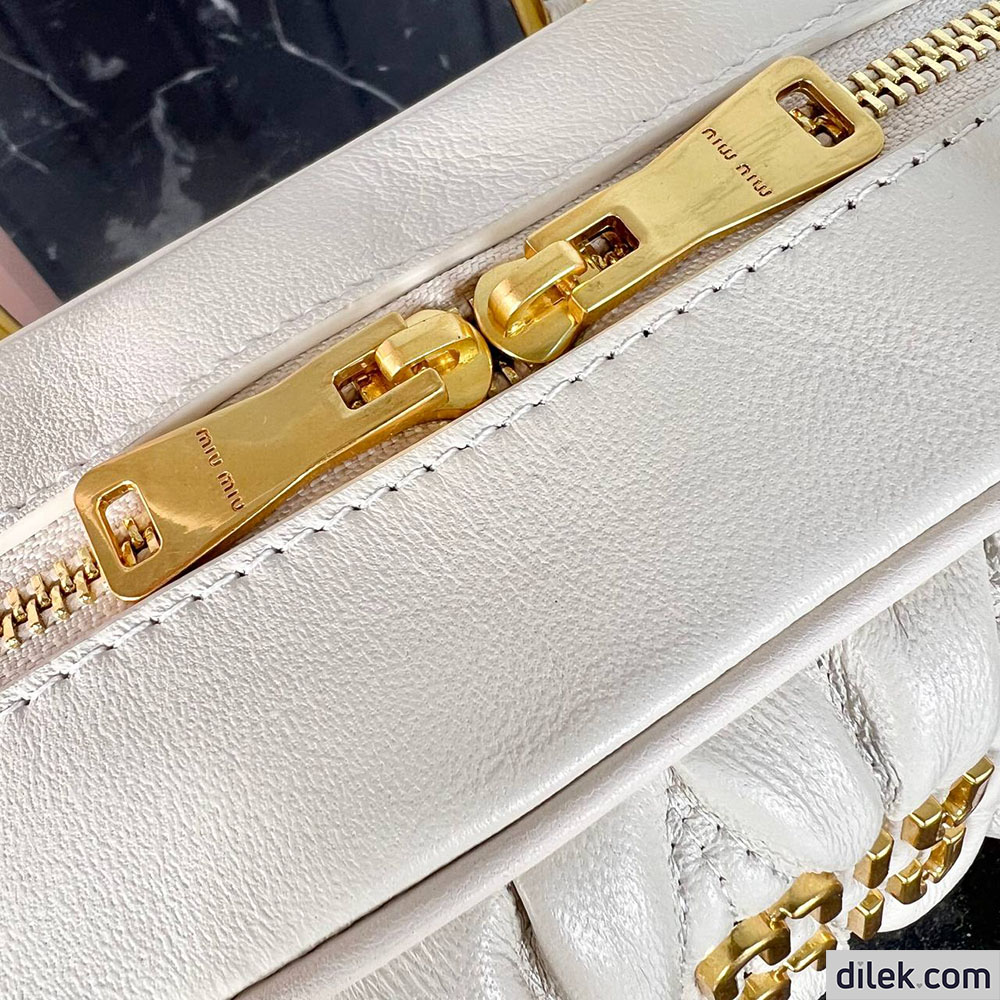 Miu Miu Arcadie Matelasse Nappa Leather Bag