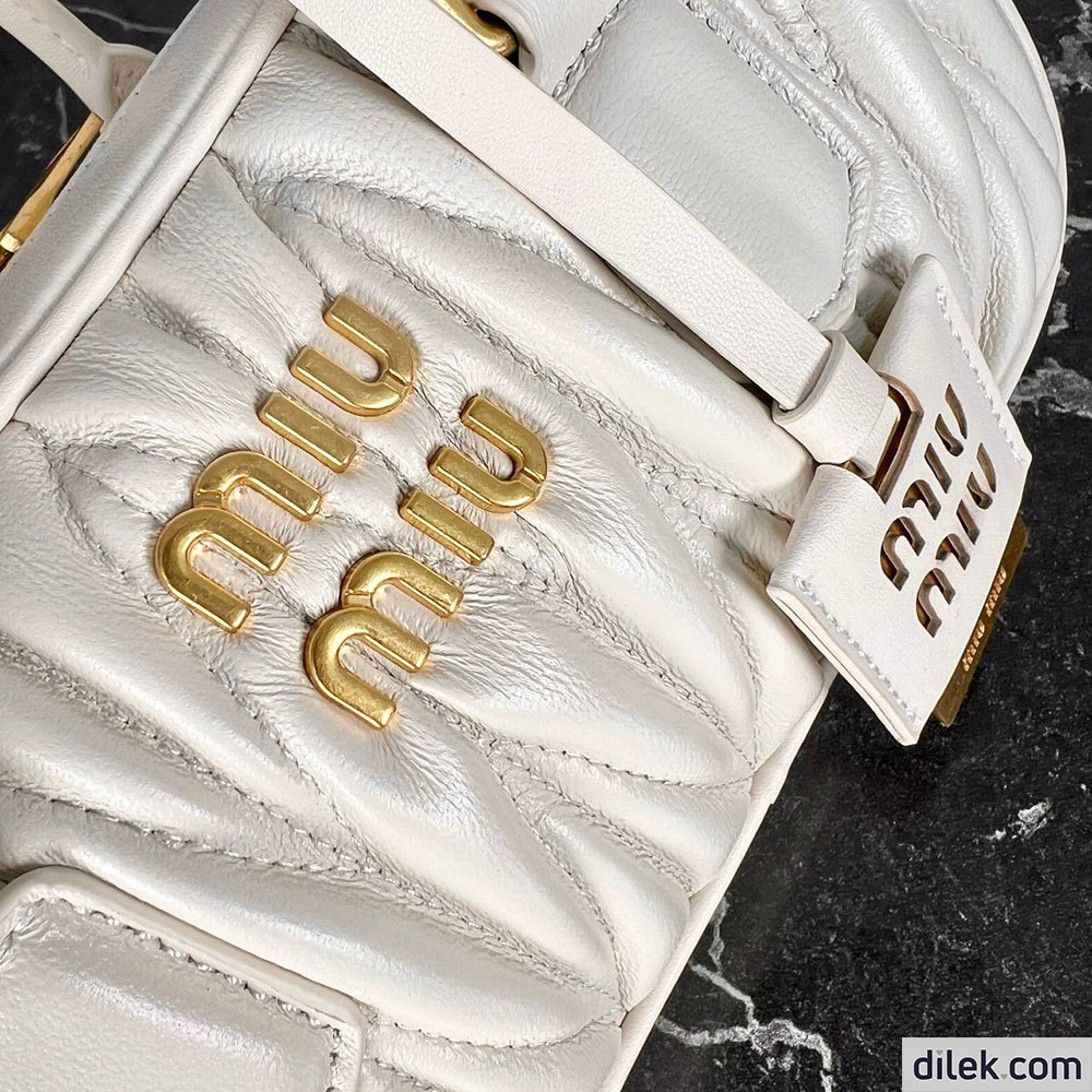Miu Miu Arcadie Matelasse Nappa Leather Bag