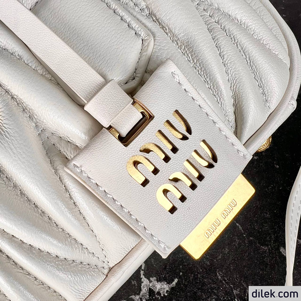 Miu Miu Arcadie Matelasse Nappa Leather Bag