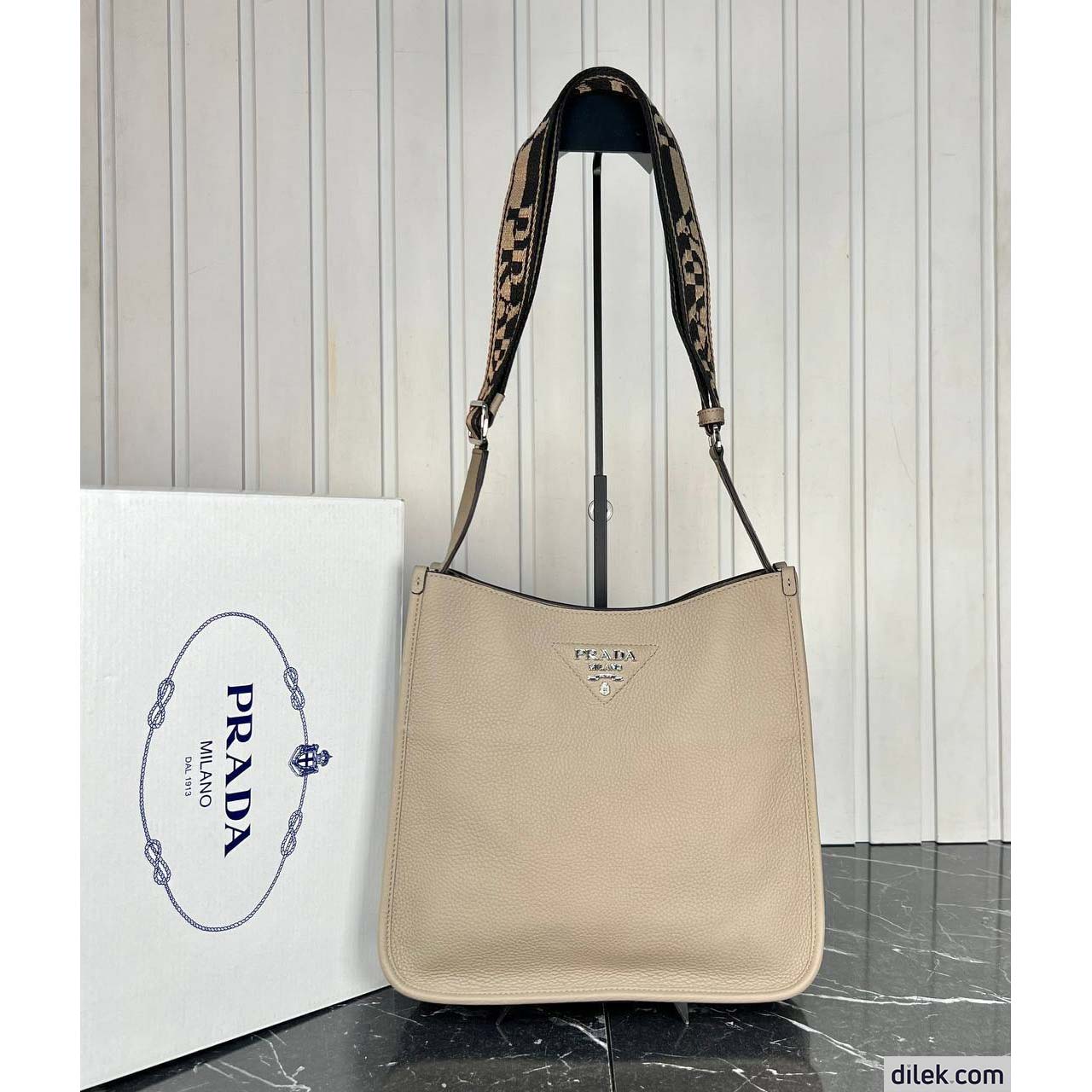 Prada Leather Hobo Bag