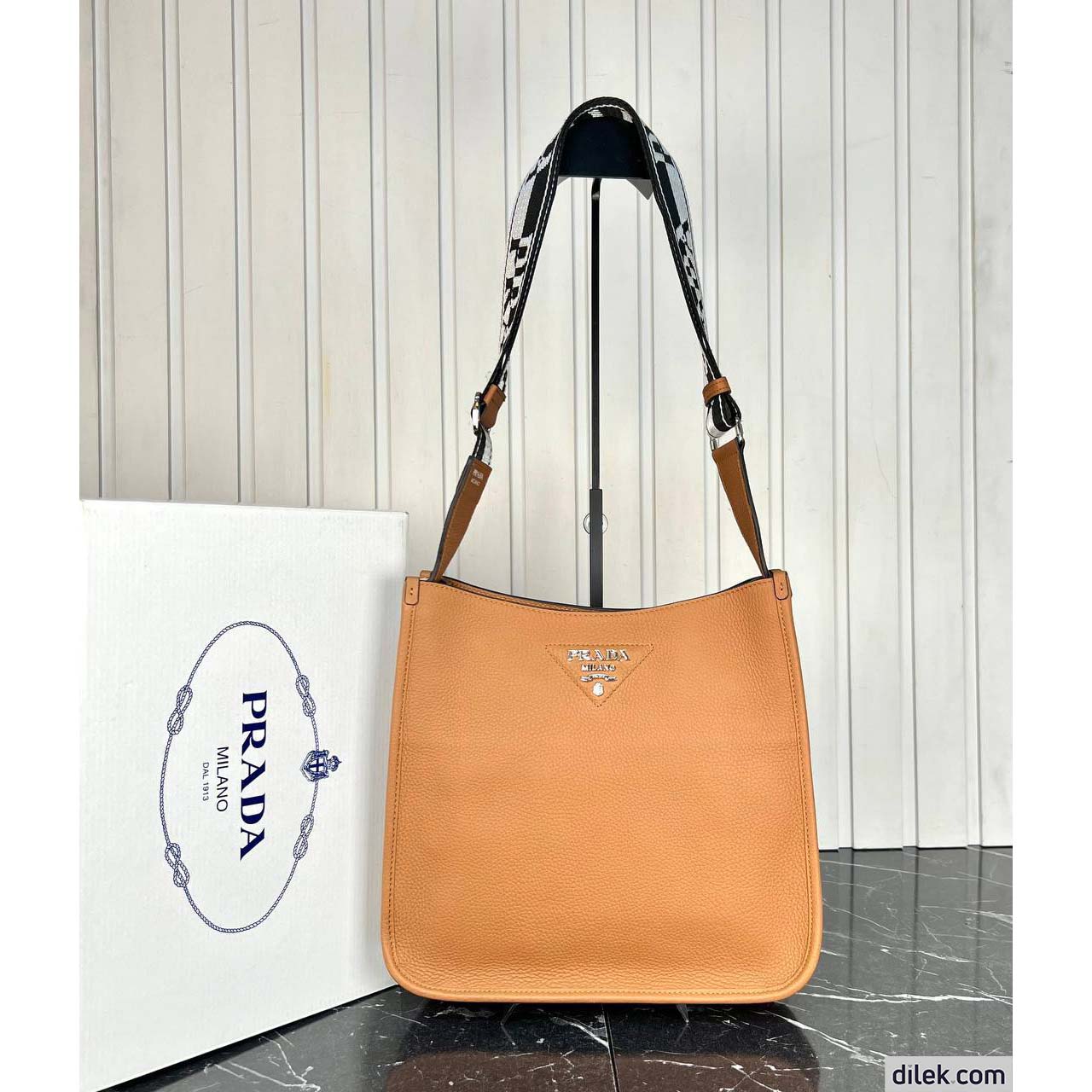 Prada Leather Hobo Bag