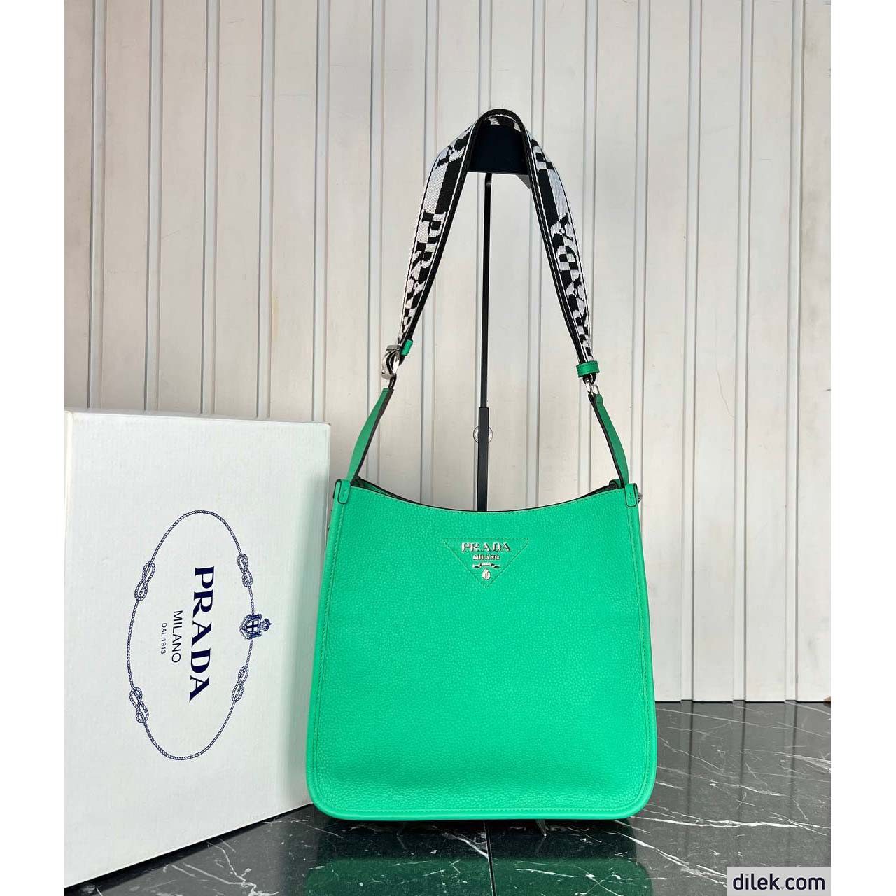 Prada Leather Hobo Bag