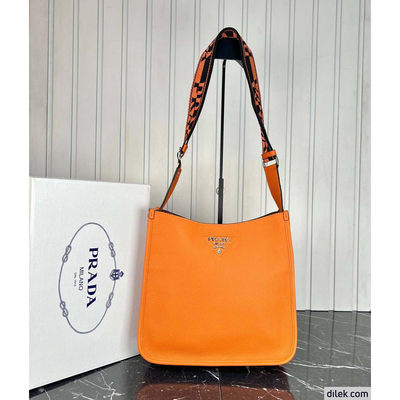 Prada Leather Hobo Bag