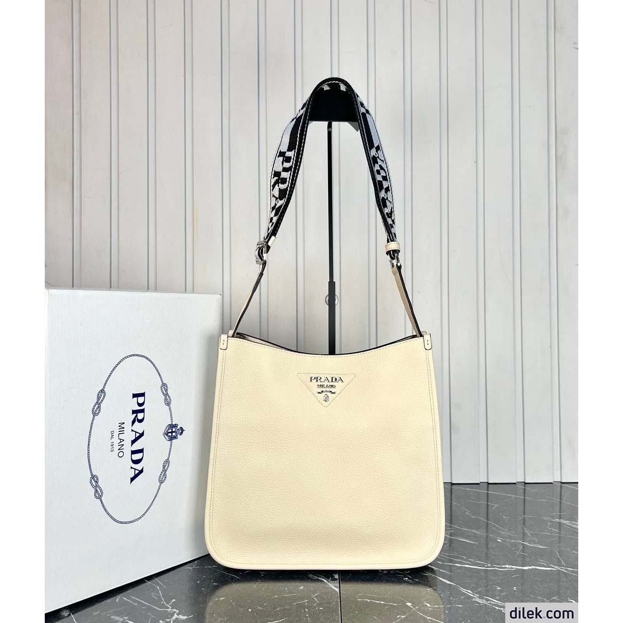 Prada Leather Hobo Bag