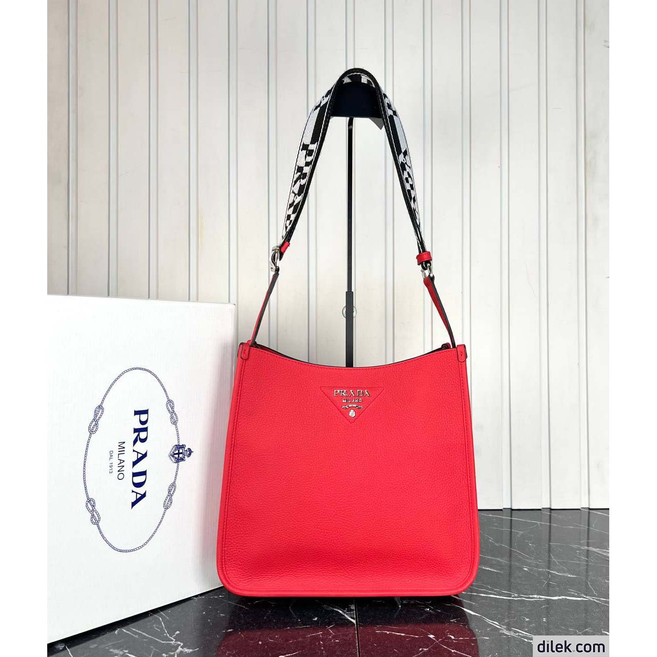 Prada Leather Hobo Bag