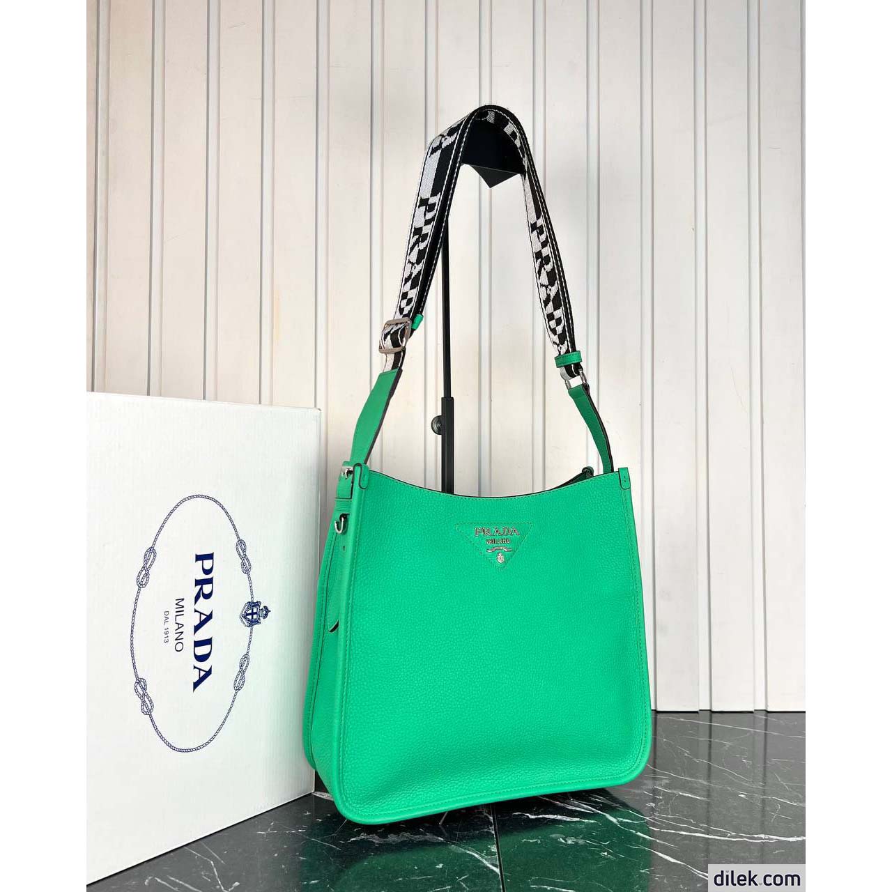 Prada Leather Hobo Bag