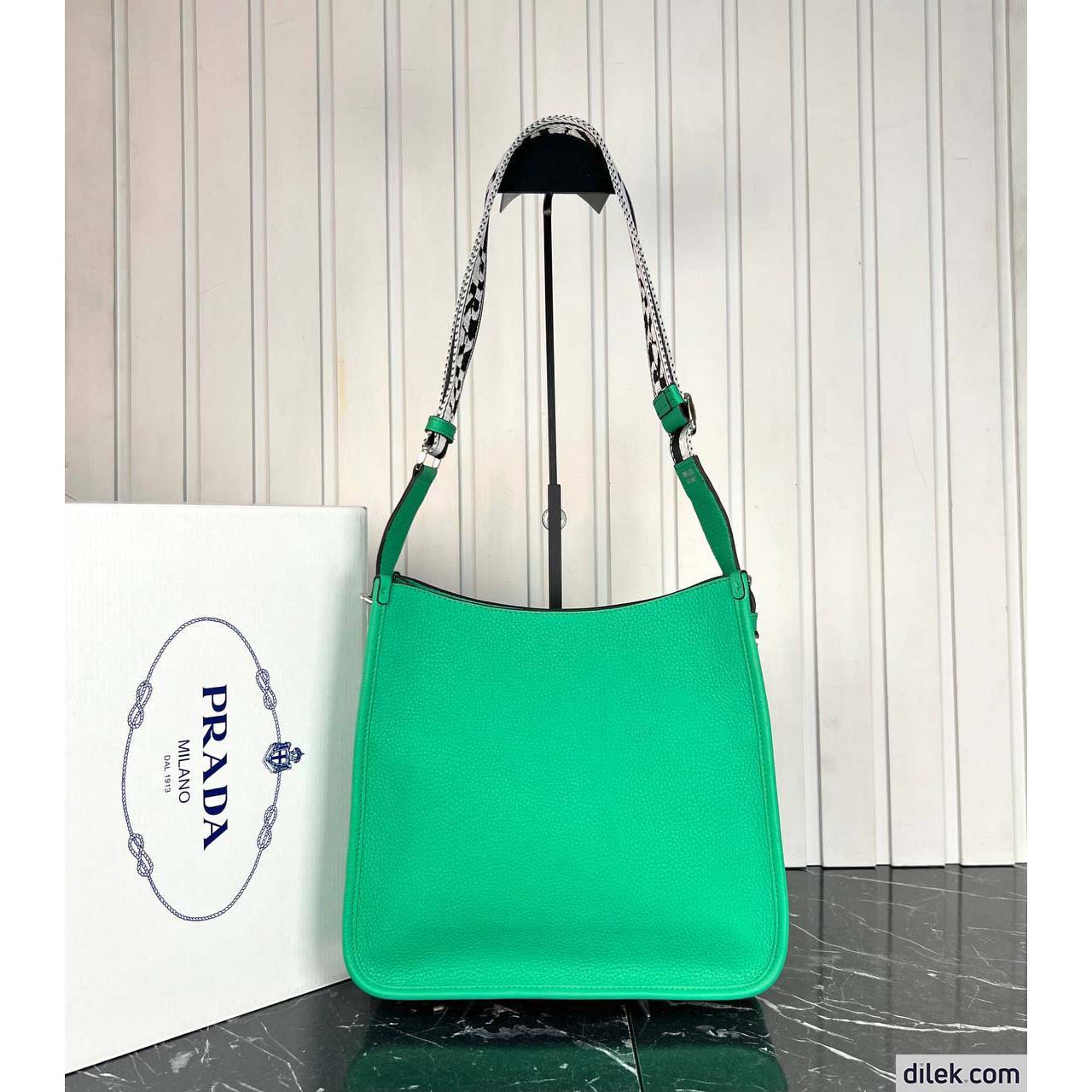 Prada Leather Hobo Bag