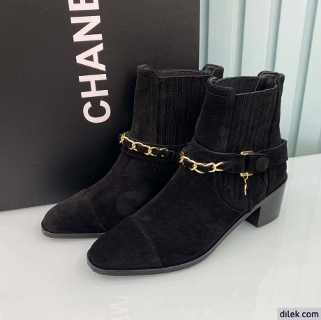 Chanel Women Suede Boot