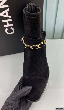 Chanel Women Suede Boot