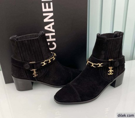 Chanel Women Suede Boot