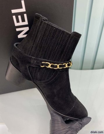 Chanel Women Suede Boot