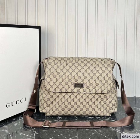 Gucci GG Supreme Plus Diaper Bag