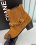 Chanel Women Suede Boot