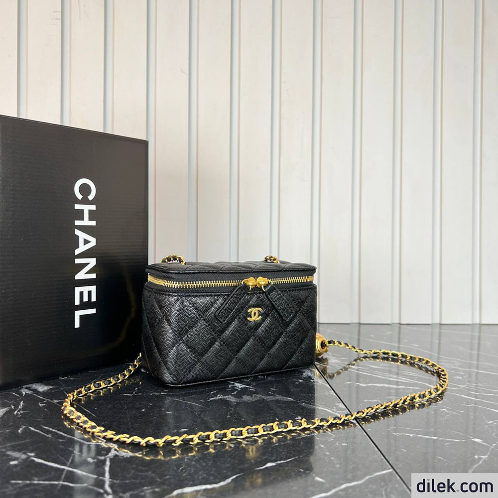 Chanel Vanity Small Caviar Black