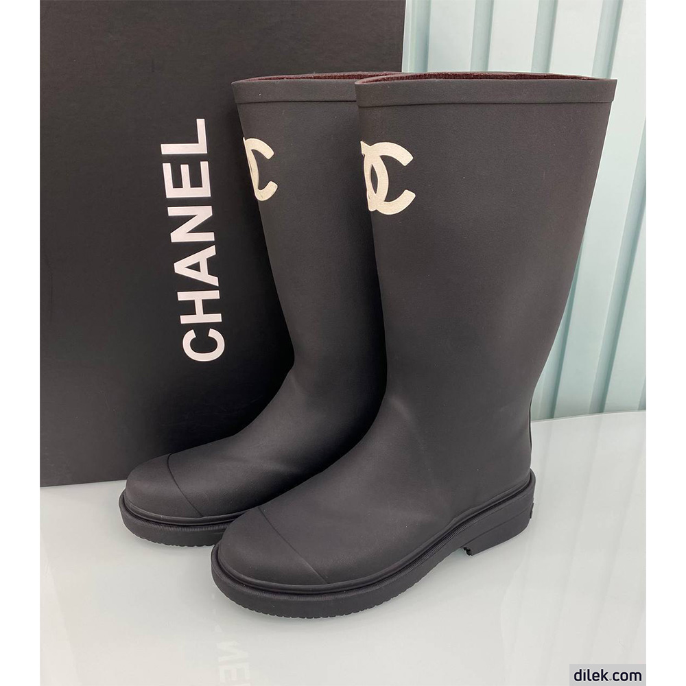 Chanel Women Rain Boots