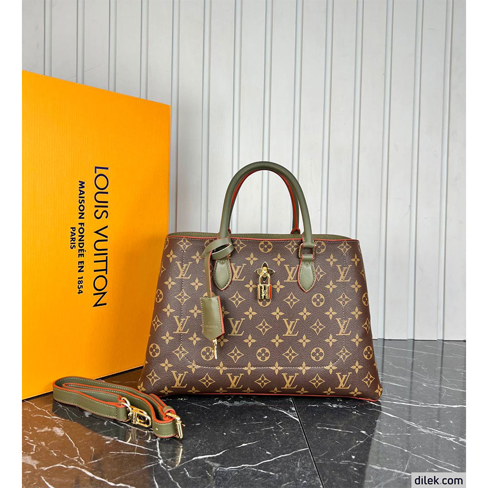 Louis Vuitton Flower Monogram Leather Bag