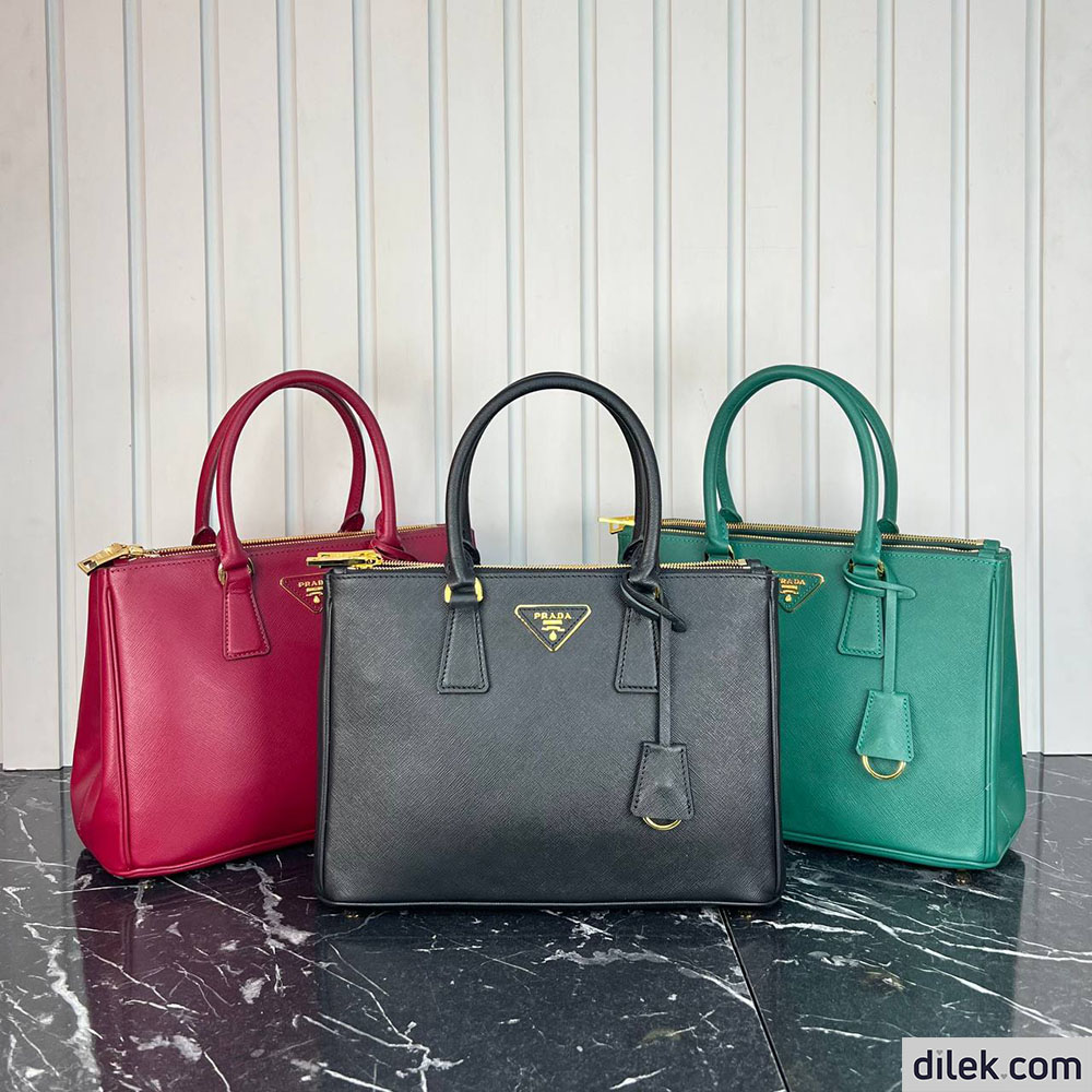 Prada Medium Saffiano Leather Double Prada Bag
