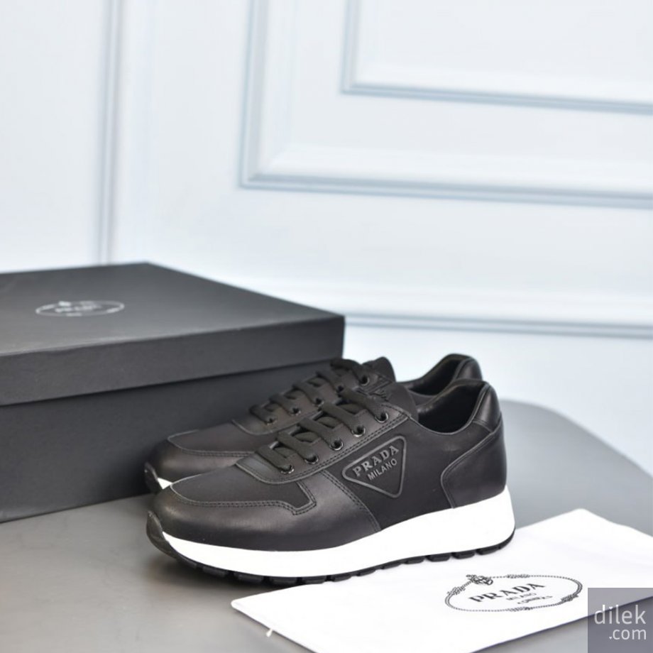 Sneakers > Prada PRAX 01 Re-Nylon and Brushed Leather Sneakers