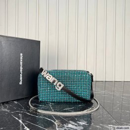 Alexander Wang Heiress Pouch In Crystal Mesh