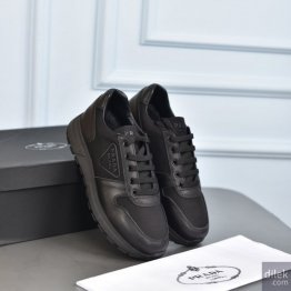 Prada PRAX 01 Re-Nylon and Brushed Leather Sneakers