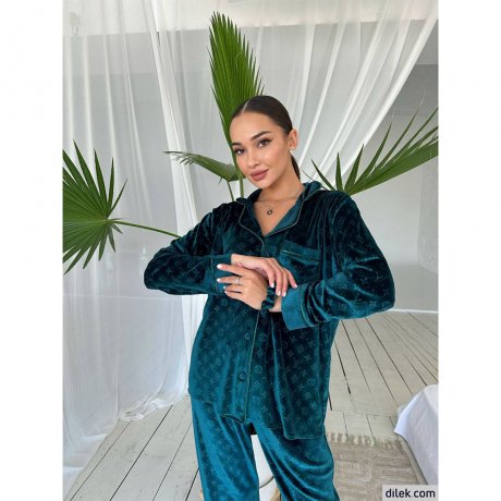 Louis Vuitton Women Velvet Pajamas
