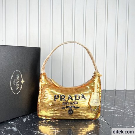 Prada Satin Mini-Bag With Crystals
