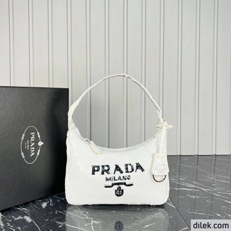 Prada Satin Mini-Bag With Crystals