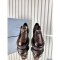 Prada Chocolate Brushed Leather Loafers