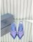 Prada Triangle Patch Slingback Pumps